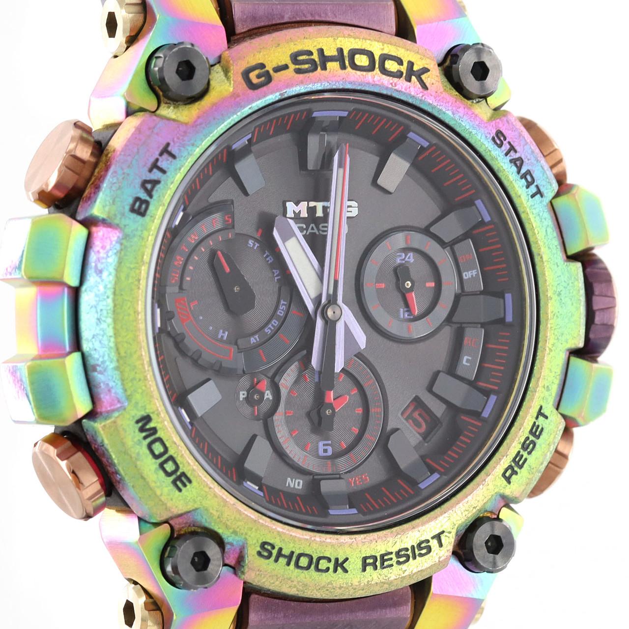 卡西欧 G-SHOCK･MT-G 电波钟 MTG-B3000PRB-1AJR SS 太阳能石英