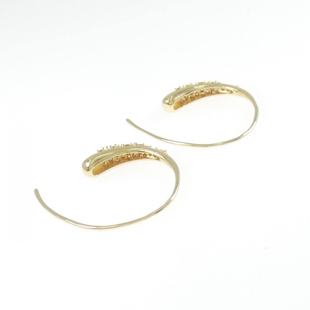 K18YG ダイヤモンド ピアス 0.26CT