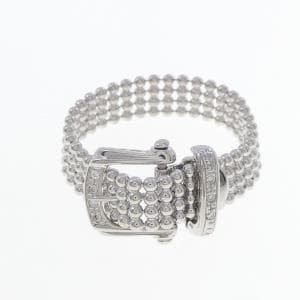 K18WG ダイヤモンド リング 0.03CT