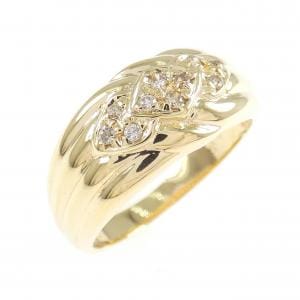 K18YG ダイヤモンド リング 0.10CT