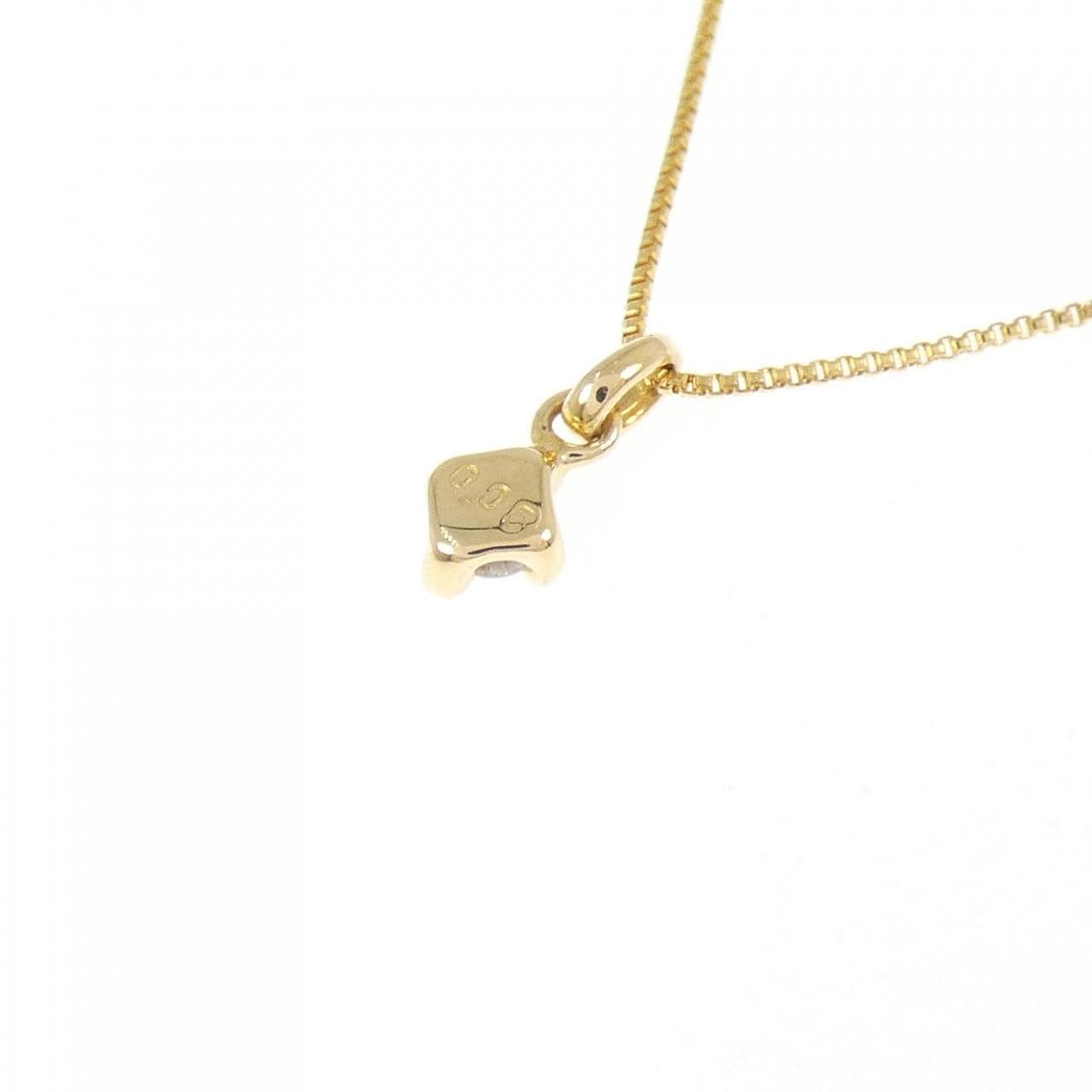 アガット ダイヤモンド ネックレス 0.05CT