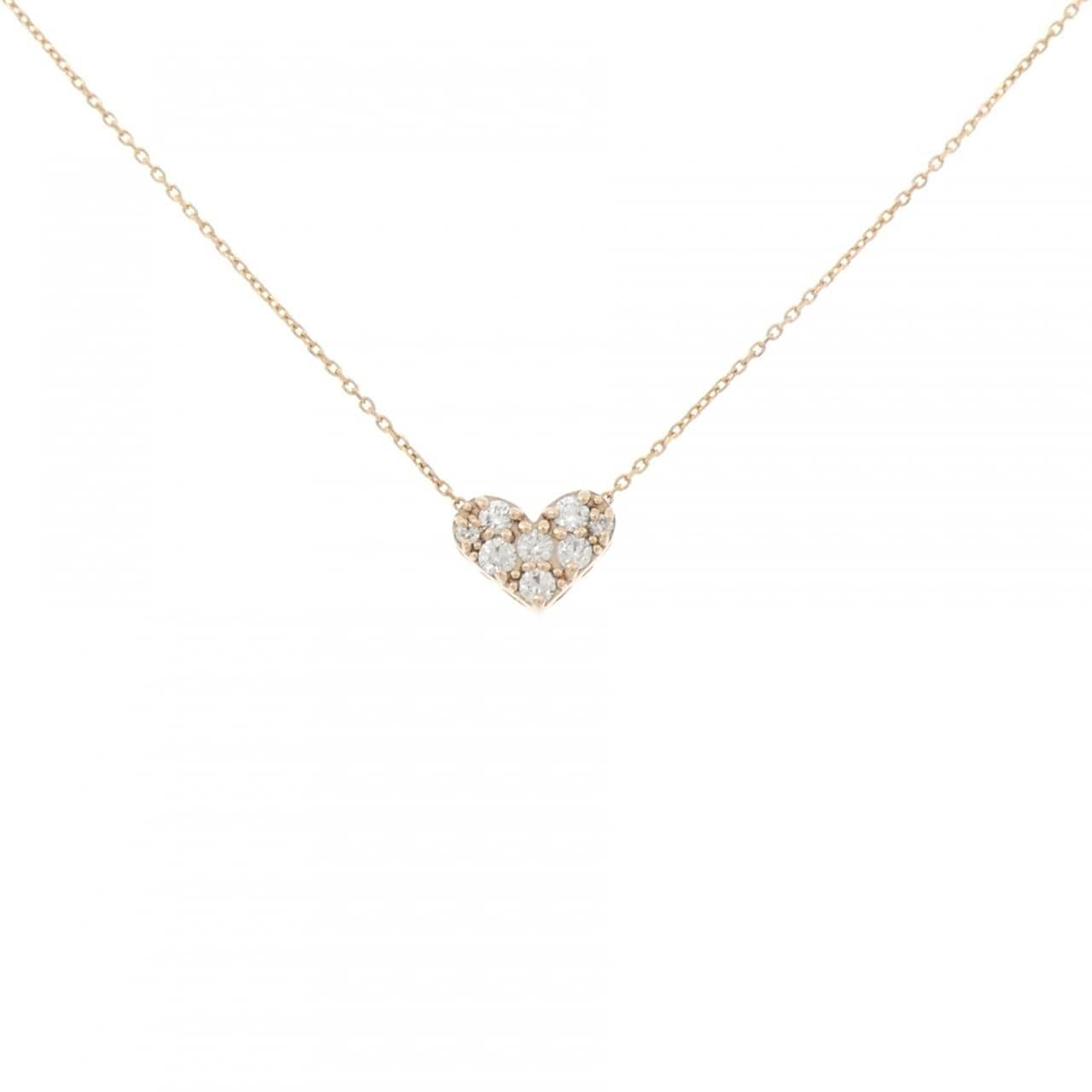 ポンテヴェキオ ハート ネックレス 0.20CT