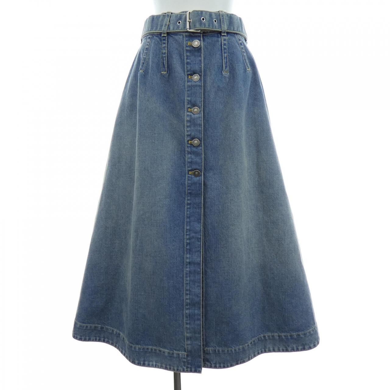 クリスチャンディオール CHRISTIAN DIOR フレアミディ ディオールオブリーク 612J51A3153 スカート