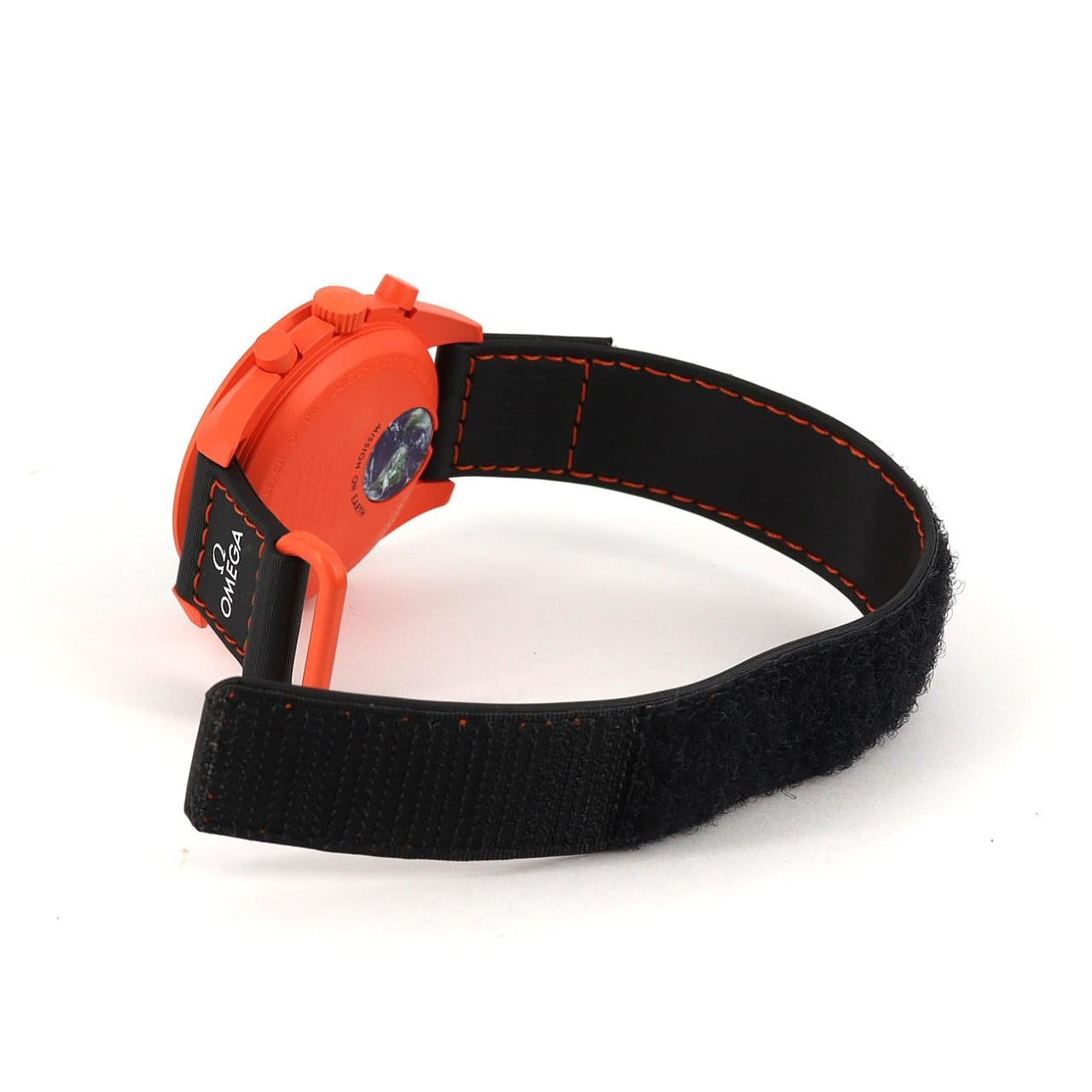 スウォッチ スウォッチxオメガ･ミッションオンアース LAVA SO33O100 バイオセラミック クォーツ