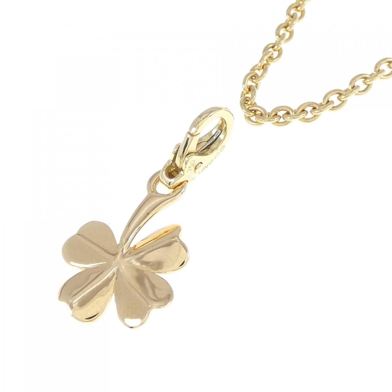 CHANEL Clover 750YG Necklace