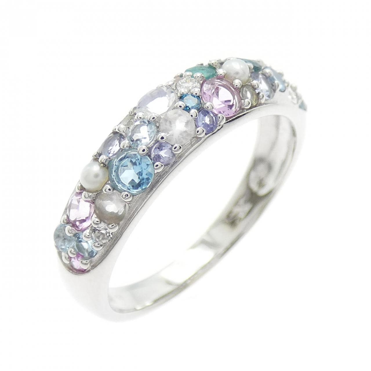 K10WG カラーストーン リング