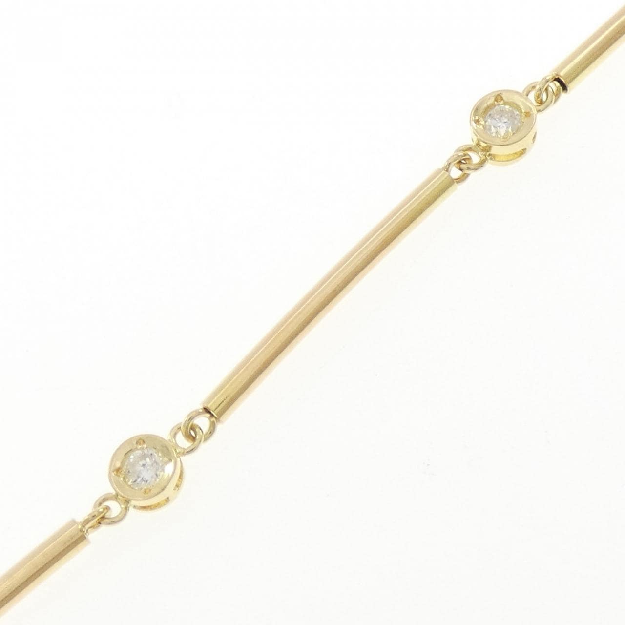 K18YG ダイヤモンド ネックレス 0.27CT