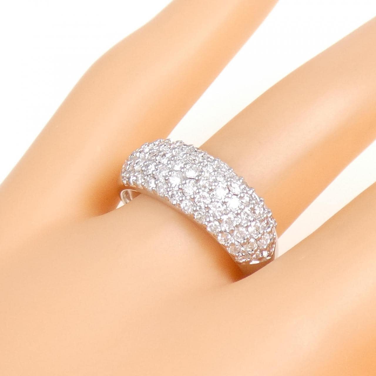 PT Pave Diamond Ring 1.00CT