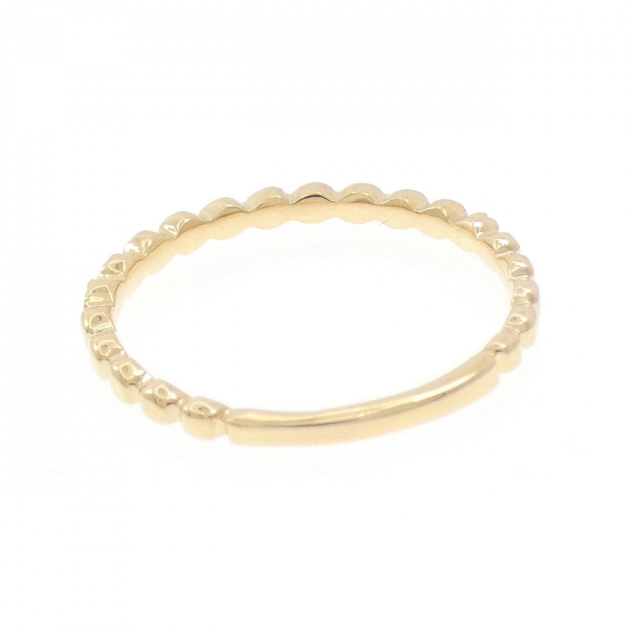 【リメイク】K18YG ダイヤモンド リング 0.10CT