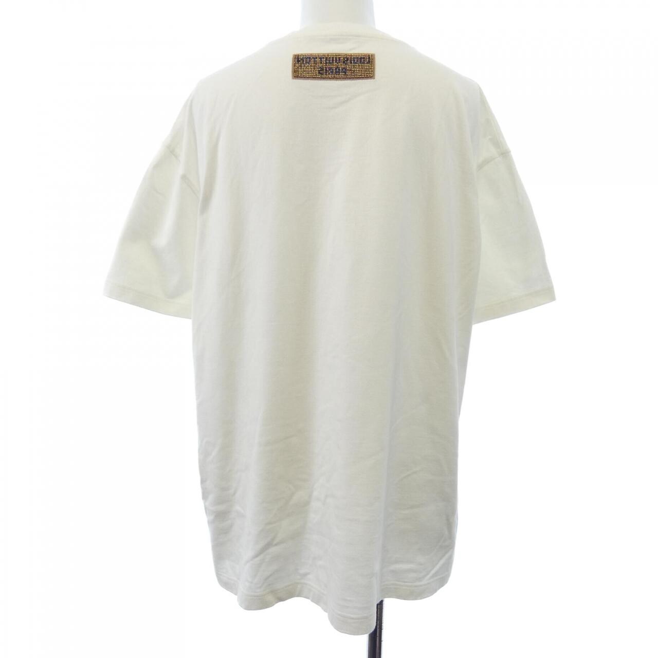 ルイヴィトン LOUIS VUITTON エンブロイダードビーズコットンTシャツ HPY35WNPG Tシャツ