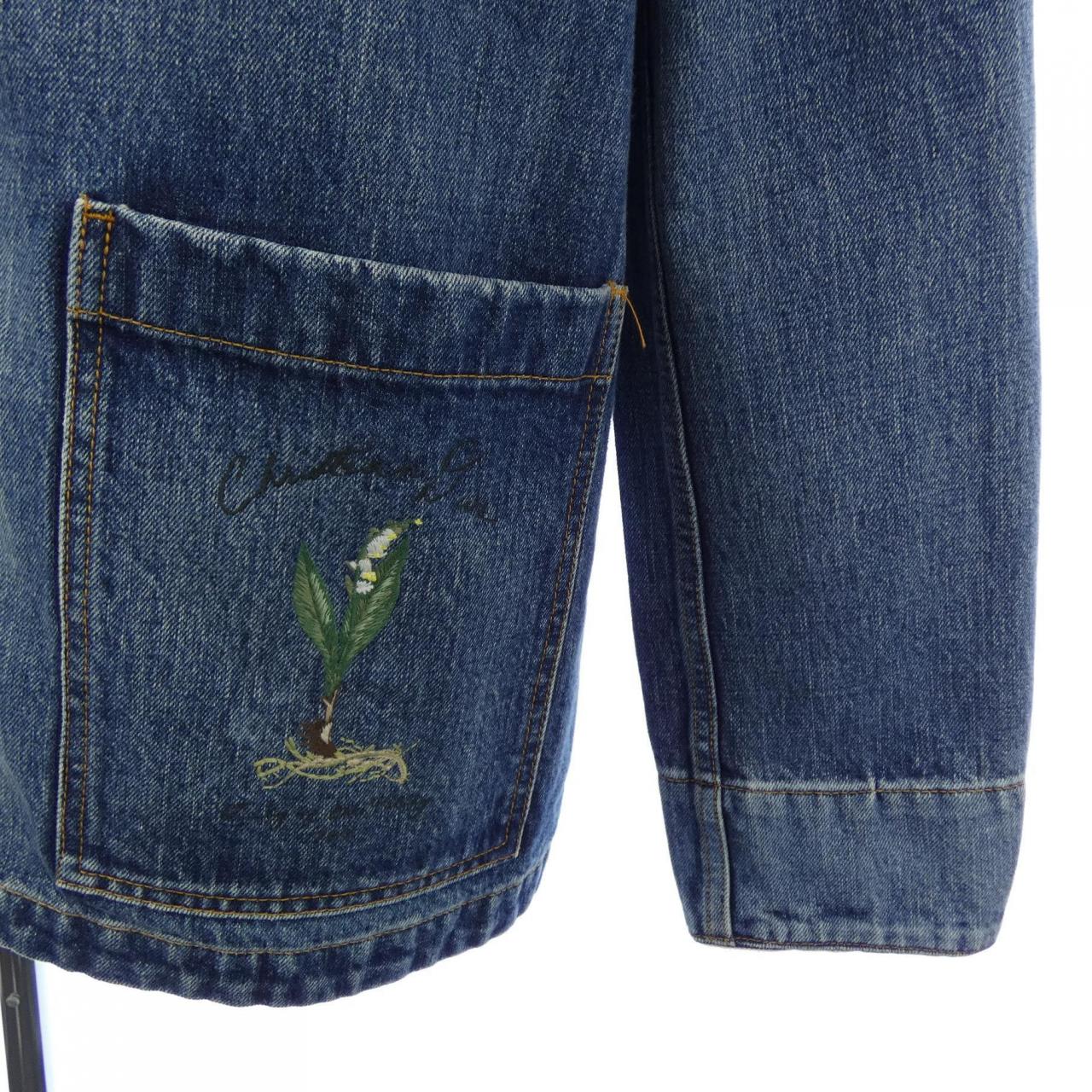 ディオール DIOR LILY OF THE VALLEY OVERSHIRT 493D493AY552 デニムジャケット