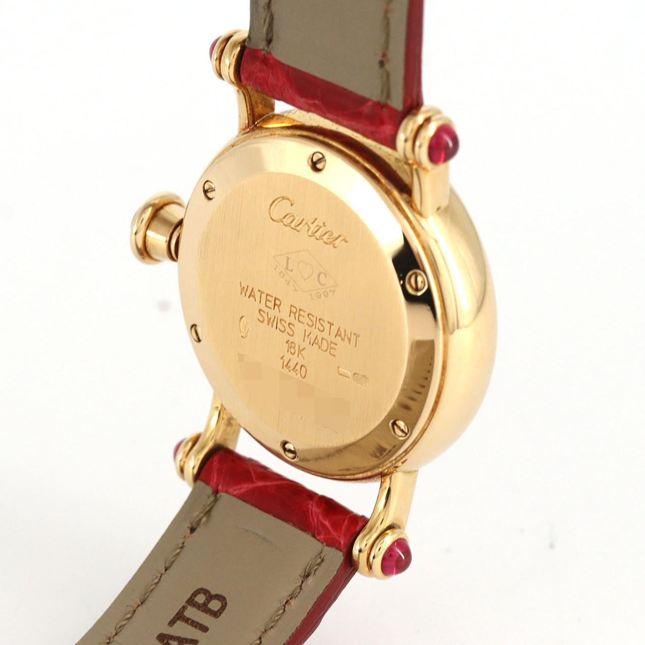 【ノーメンテナンス還元価格】カルティエ ディアボロ YG W1524056 YG クォーツ