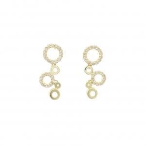 K18YG ダイヤモンド ピアス 0.35CT