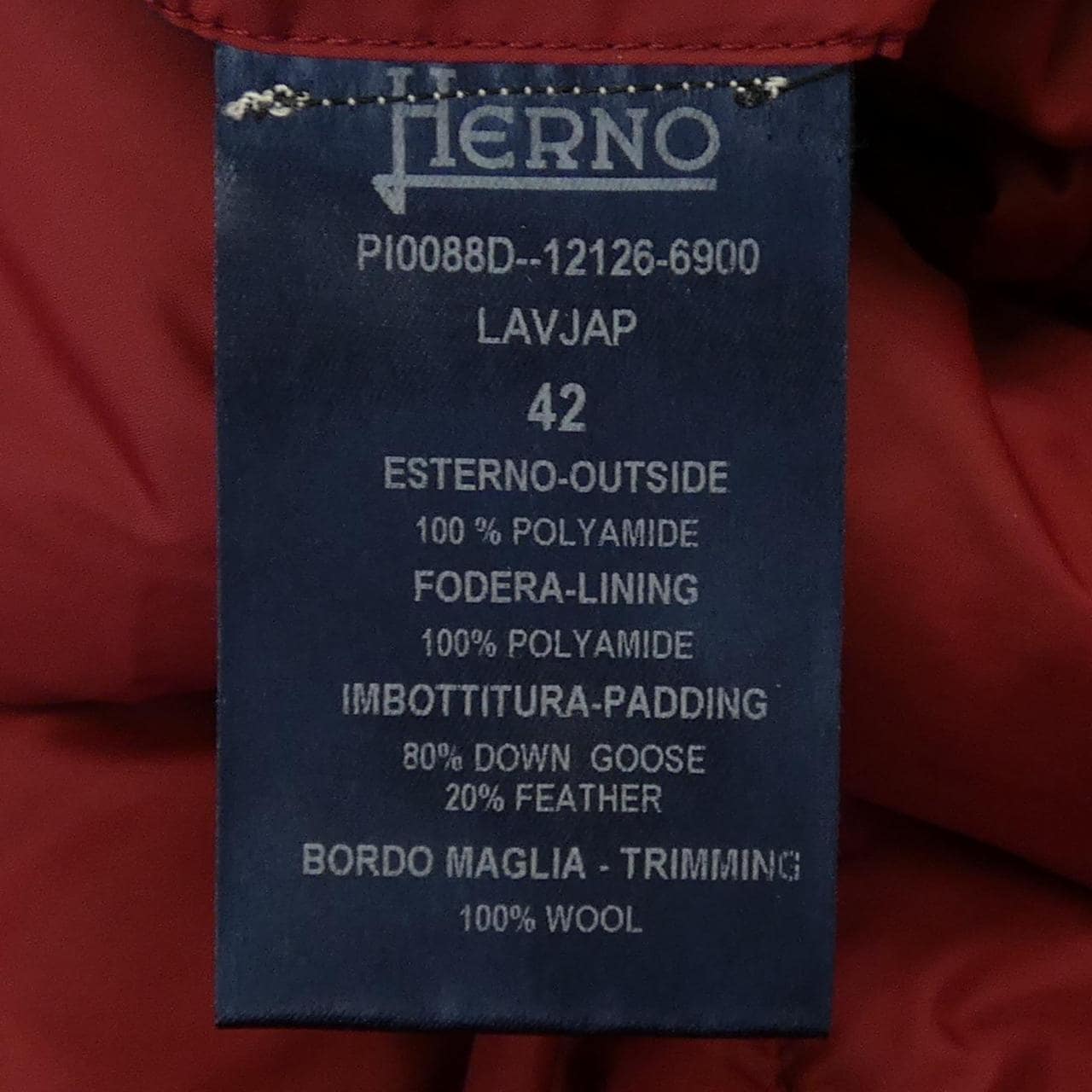 ヘルノ Herno PI0088D ダウンジャケット