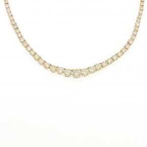 K18YG ダイヤモンド ネックレス 10.00CT