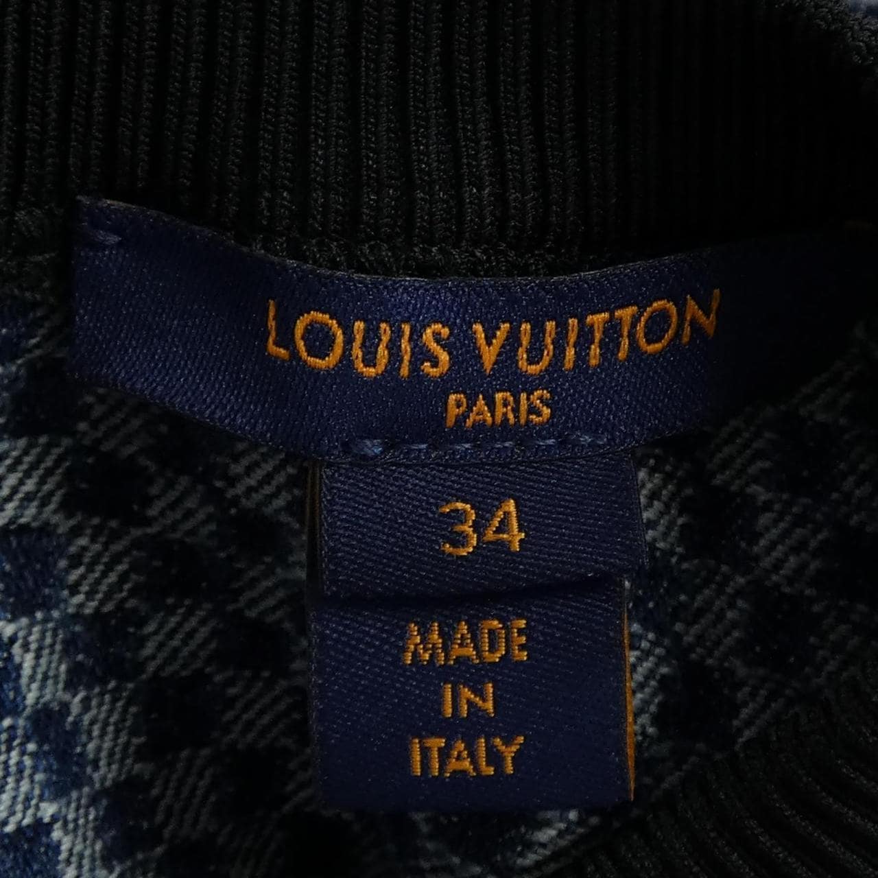 ルイヴィトン LOUIS VUITTON ミニチェックボードデニムドレス FMDR49LZ4 ワンピース