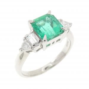 PT900 エメラルド リング 1.348CT