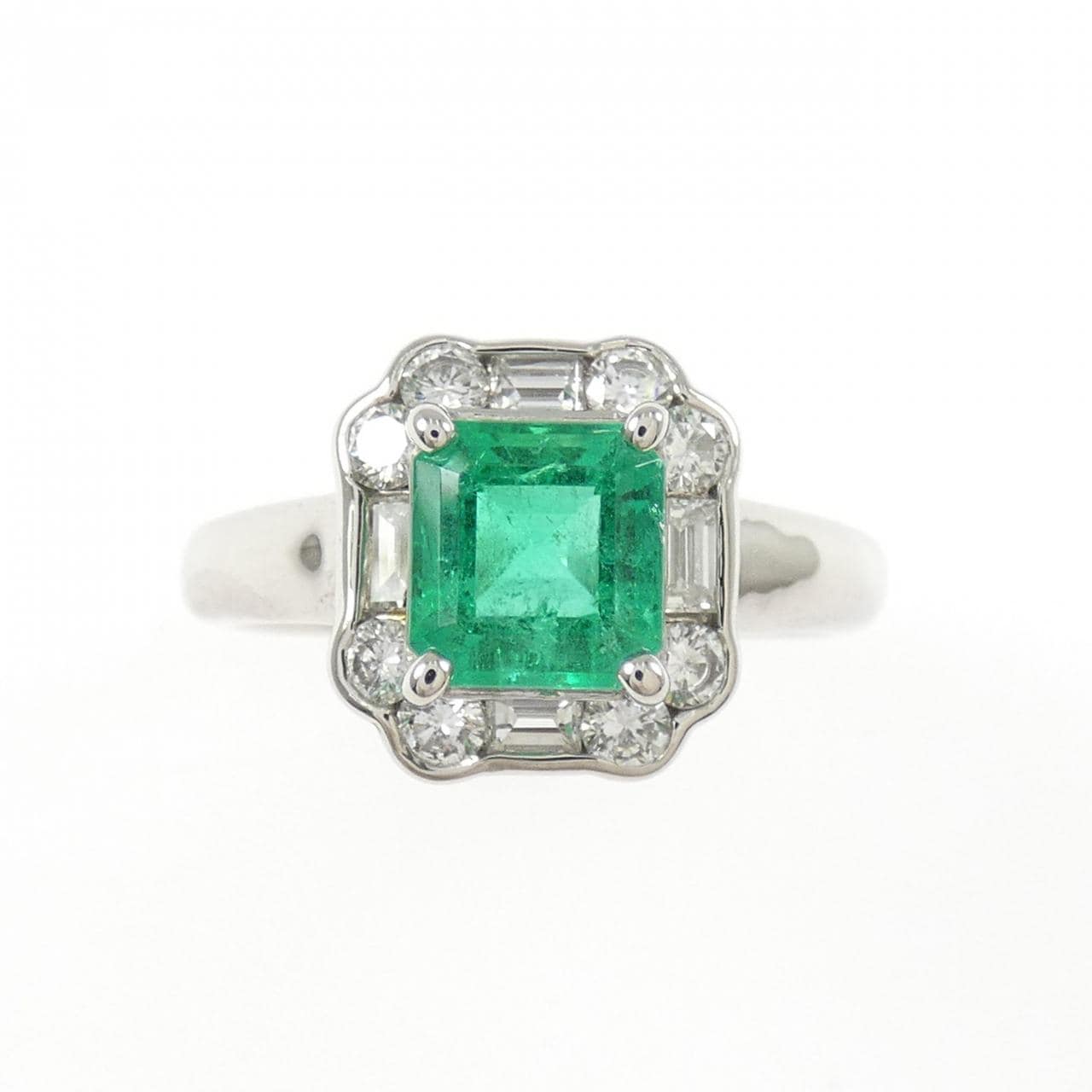 PT900 エメラルド リング 1.18CT