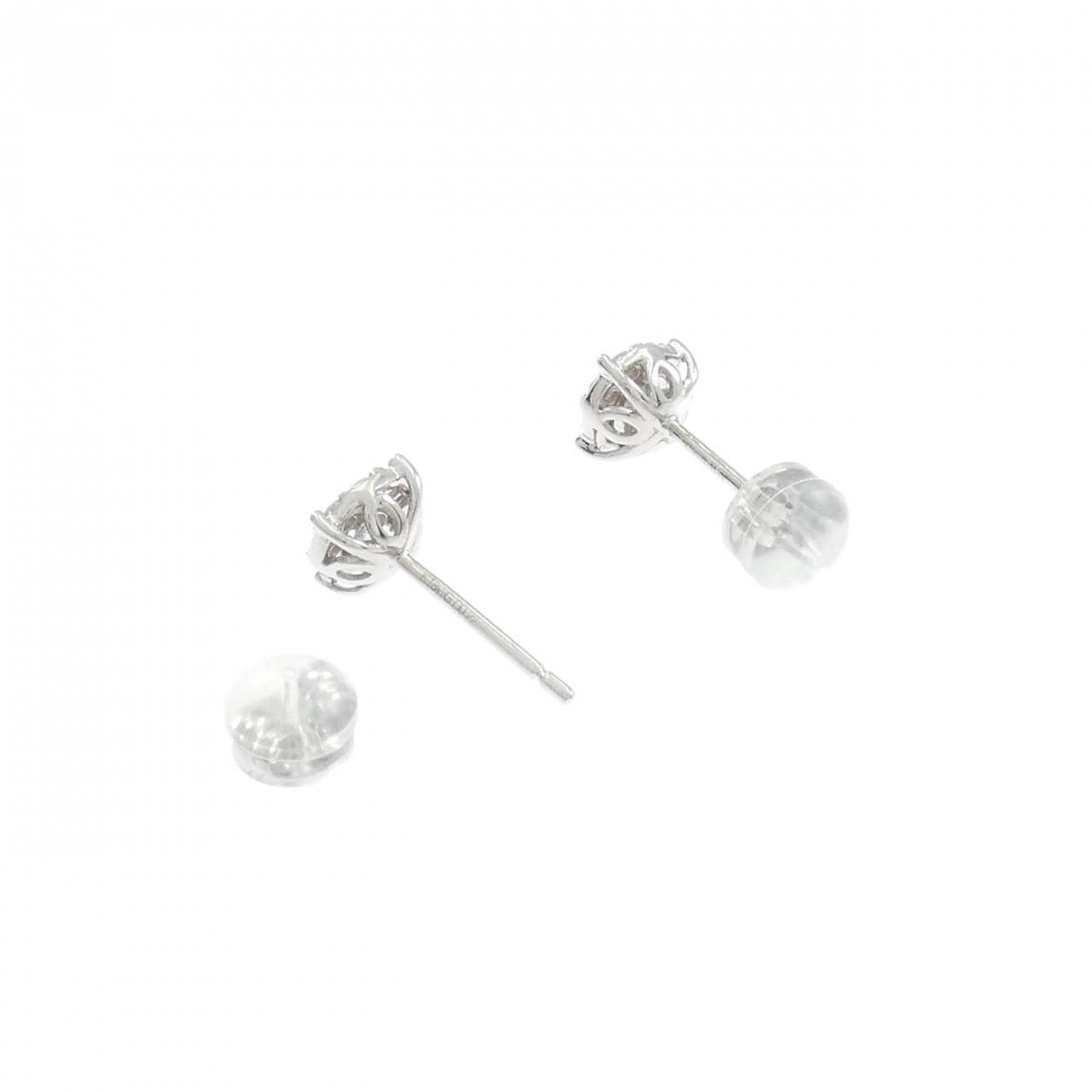 K18WG ダイヤモンド ピアス 0.44CT