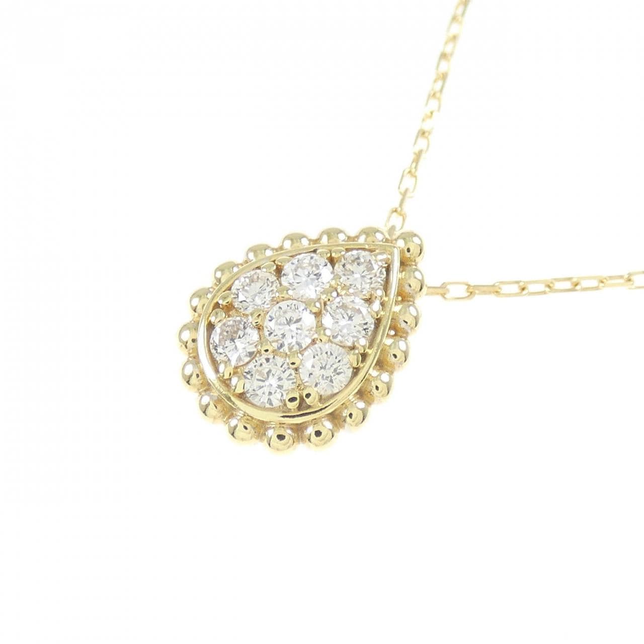 K18YG ダイヤモンド ネックレス 0.20CT