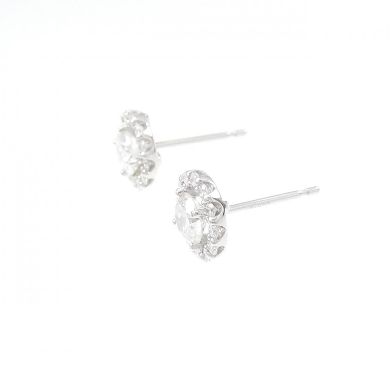 【新品】PT900 ダイヤモンド ピアス 0.315CT 0.306CT F SI1 Good