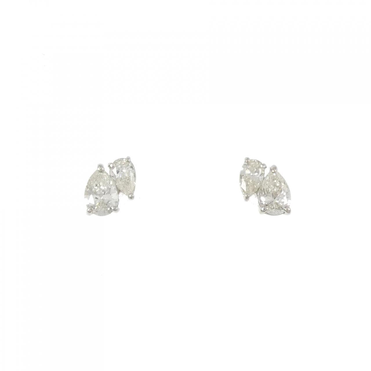 【新品】PT900 ダイヤモンド ピアス 0.54CT
