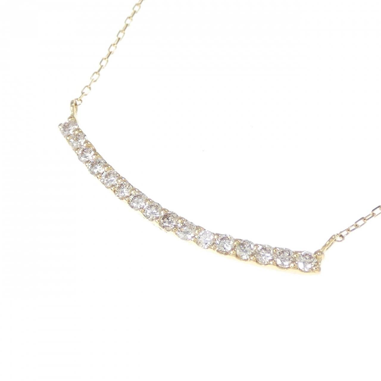 【新品】K18YG ダイヤモンド ネックレス 0.20CT
