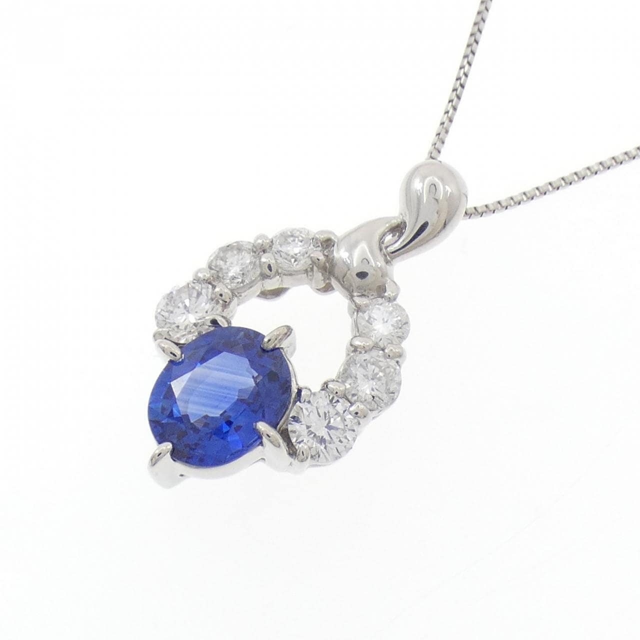 PT900/PT850 サファイヤ ネックレス 1.02CT
