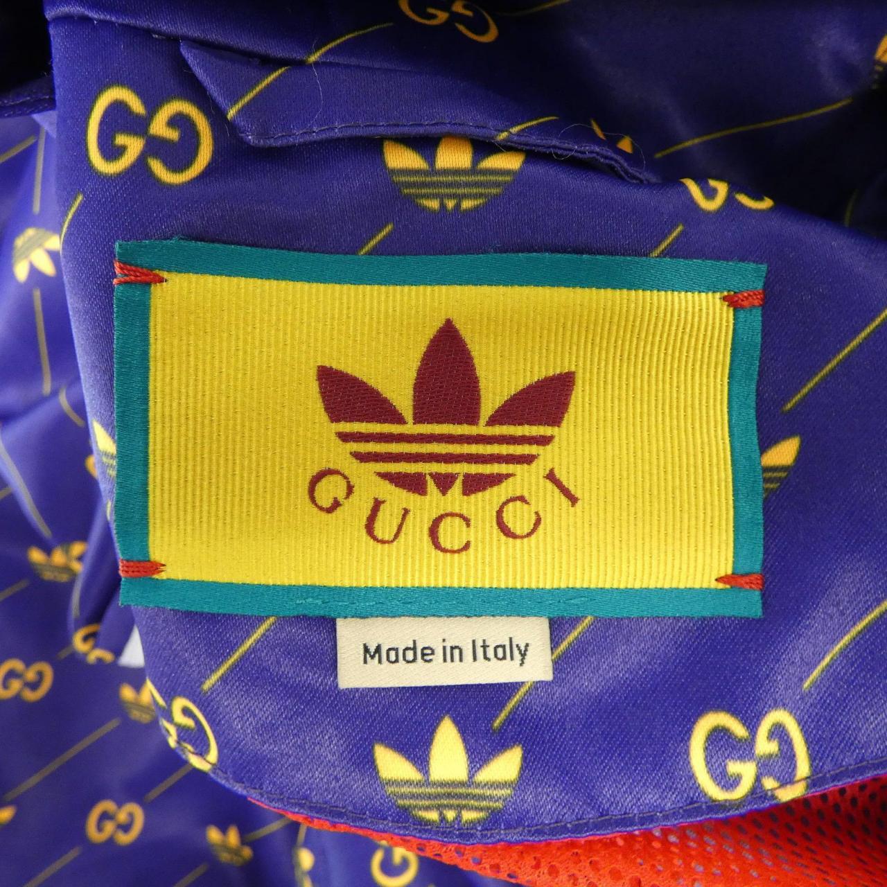 グッチ GUCCI ADIDAS TREFOIL PRINT JACKET 691428 ZAJCZ ブルゾン