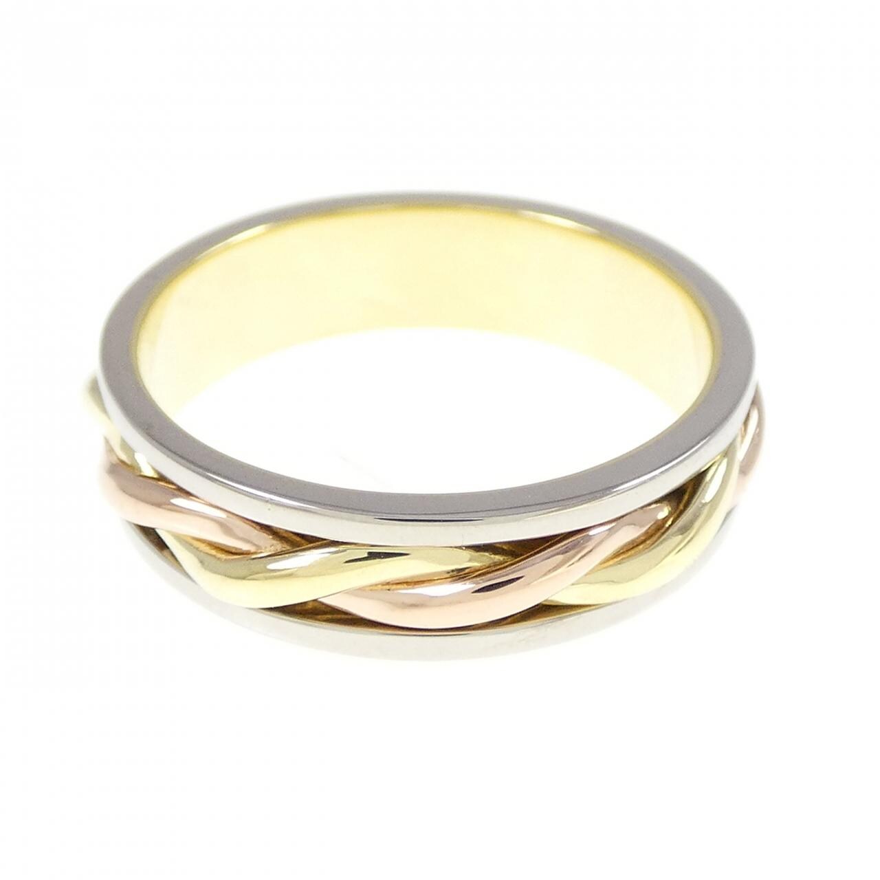 18K three color ring