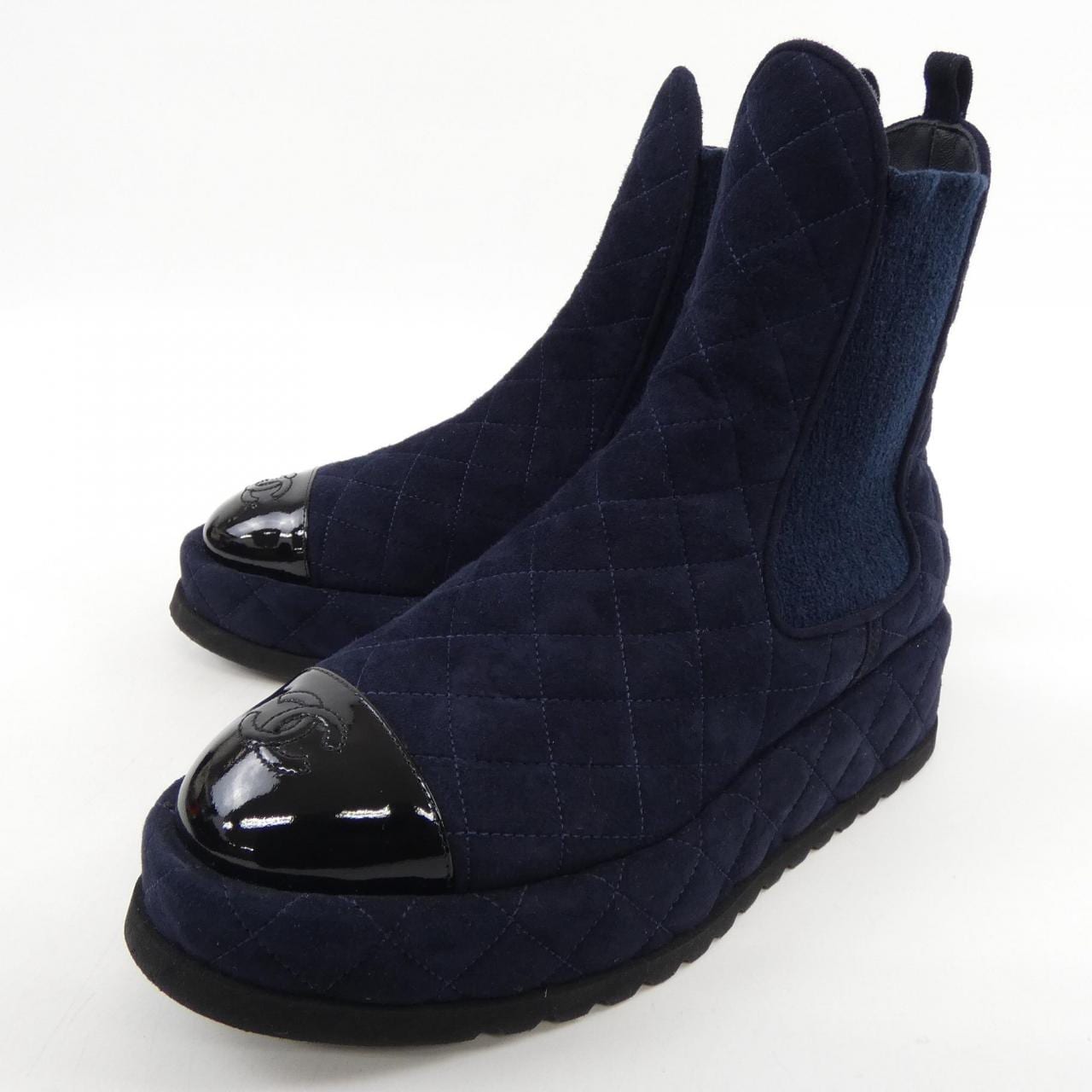 シャネル CHANEL ショートブーツ マトラッセ G45190B13941 ブーツ