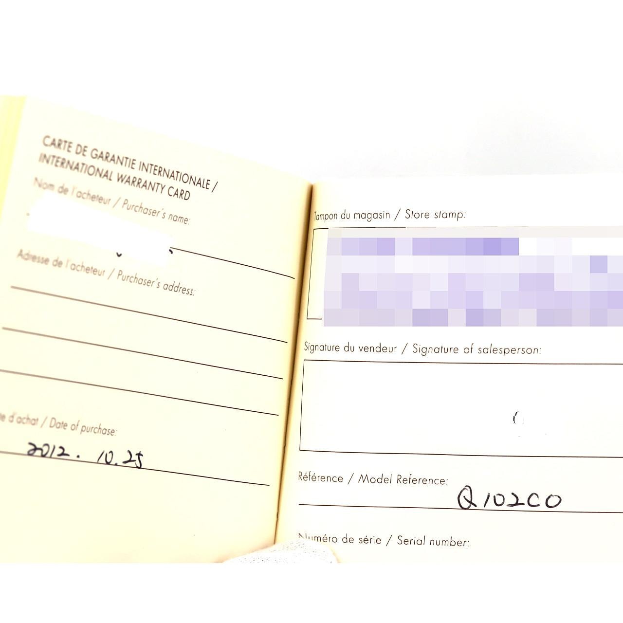 【ノーメンテナンス還元価格】ルイヴィトン タンブールクロノヴォワイヤージュⅡ LIMITED Q102C SS 自動巻