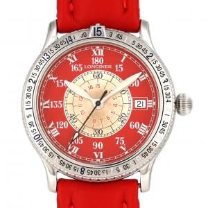 【ノーメンテナンス還元価格】ロンジン リンドバーグアワーアングルデイト L2.617.4 SS 自動巻