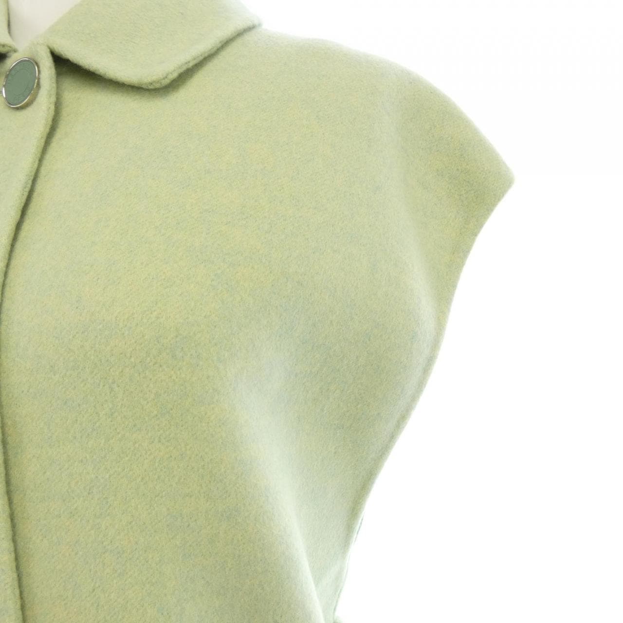 エルメス HERMES クルードセル ラムスキンボタン ダブルフェイス 4H0101DA ロングベスト