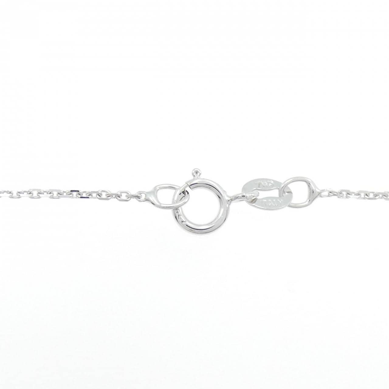 750WG ダイヤモンド ネックレス 0.13CT