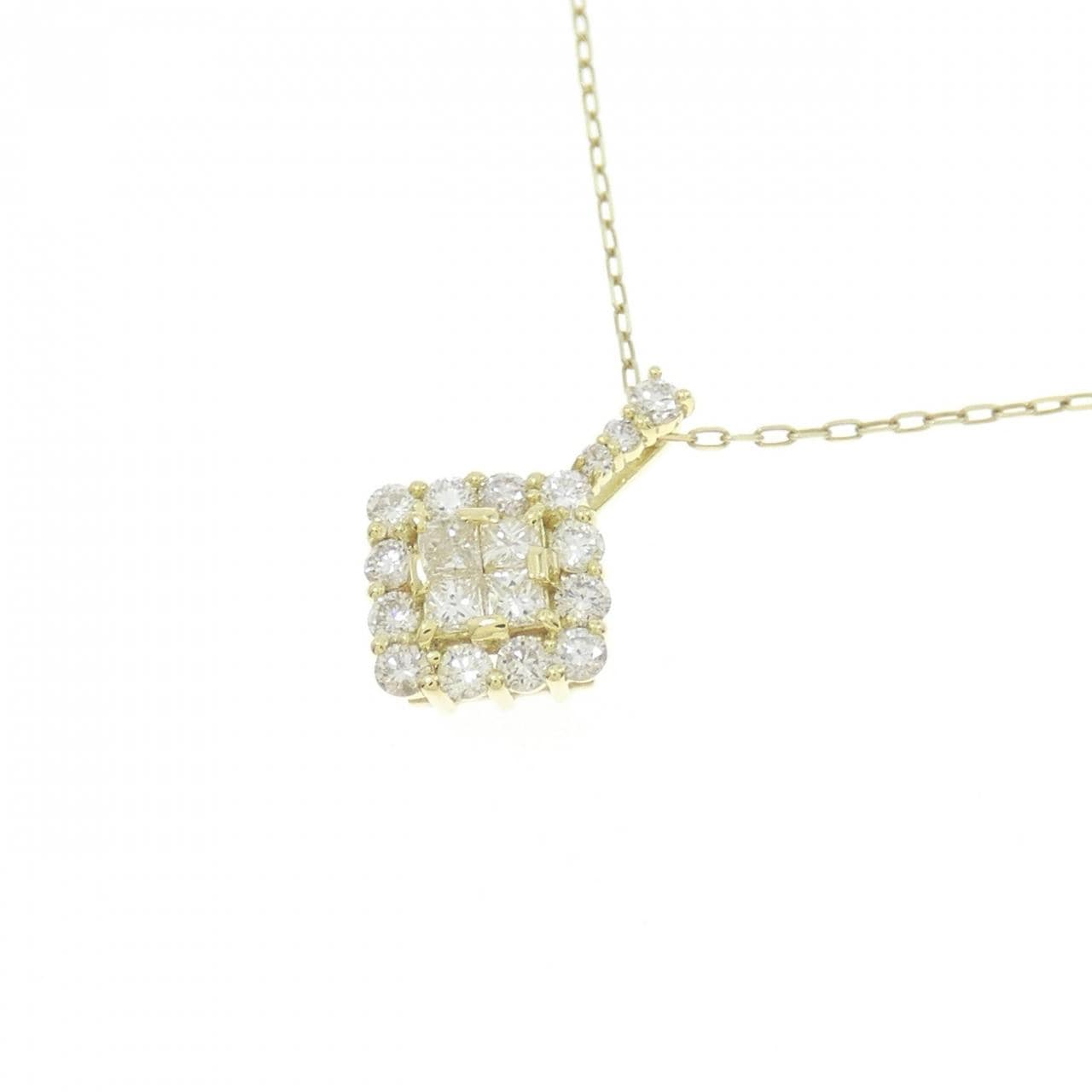 【新品】K18YG ダイヤモンド ネックレス 0.33CT
