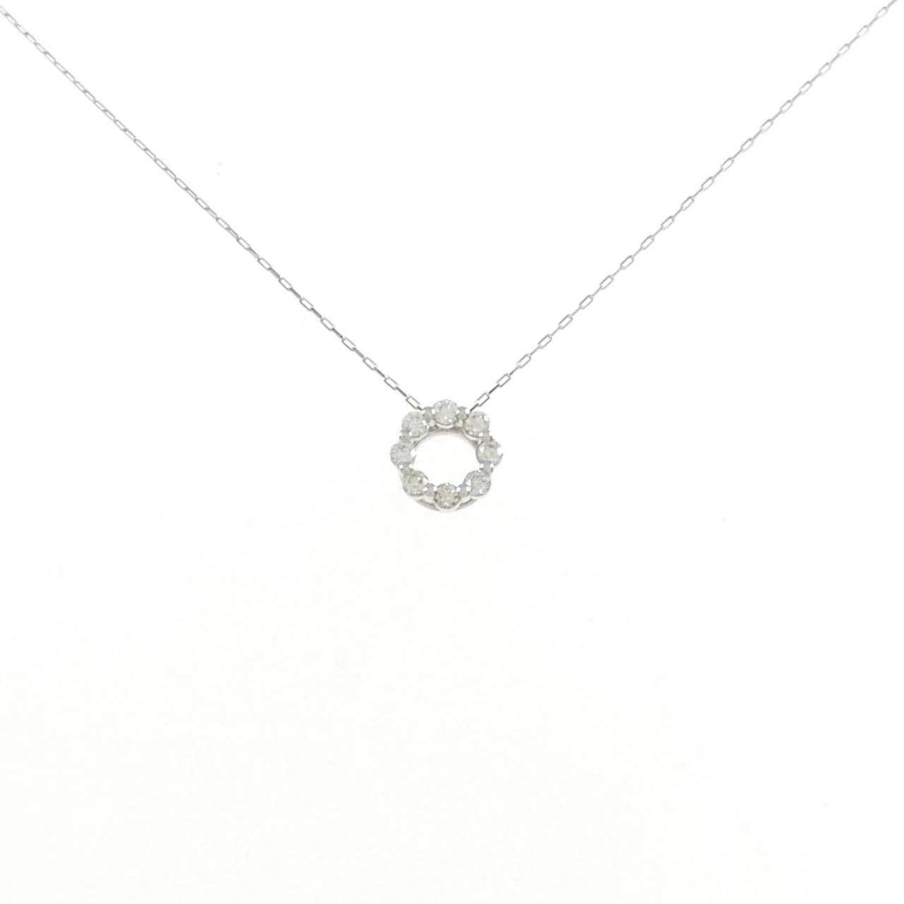 [BRAND NEW] PT900/PT850 Diamond Necklace 0.10CT