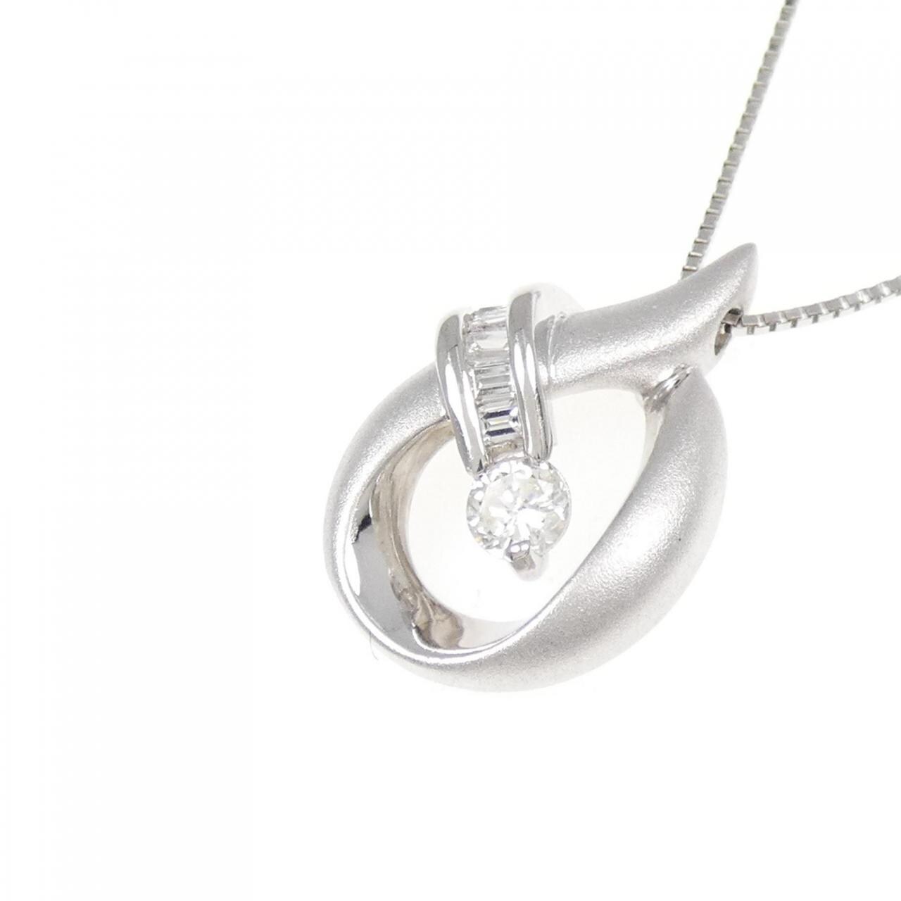 PT900/PT850 ダイヤモンド ネックレス 0.20CT