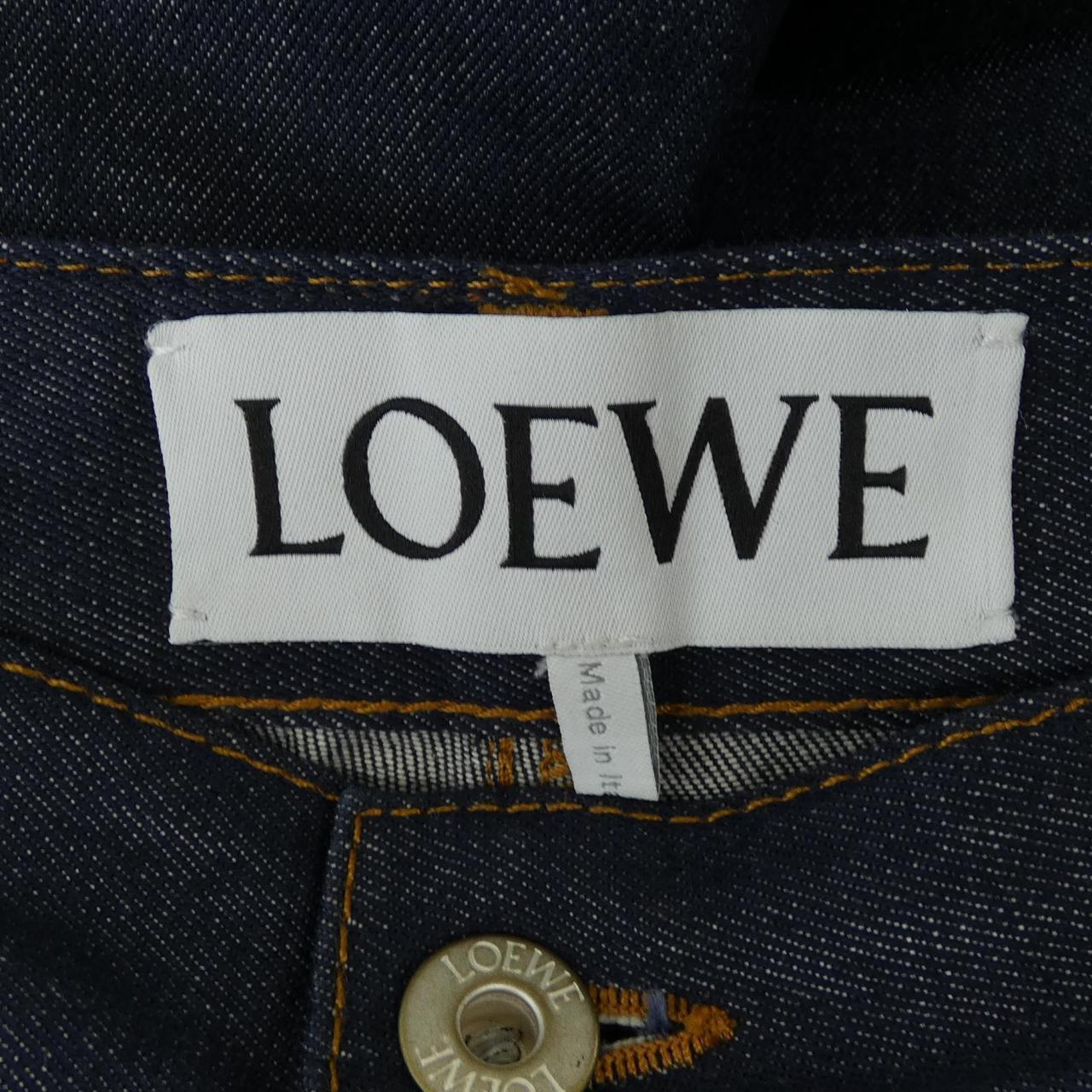 ロエベ LOEWE フィッシャーマン　ターンアップジーンズ S359Y11X68 ジーンズ