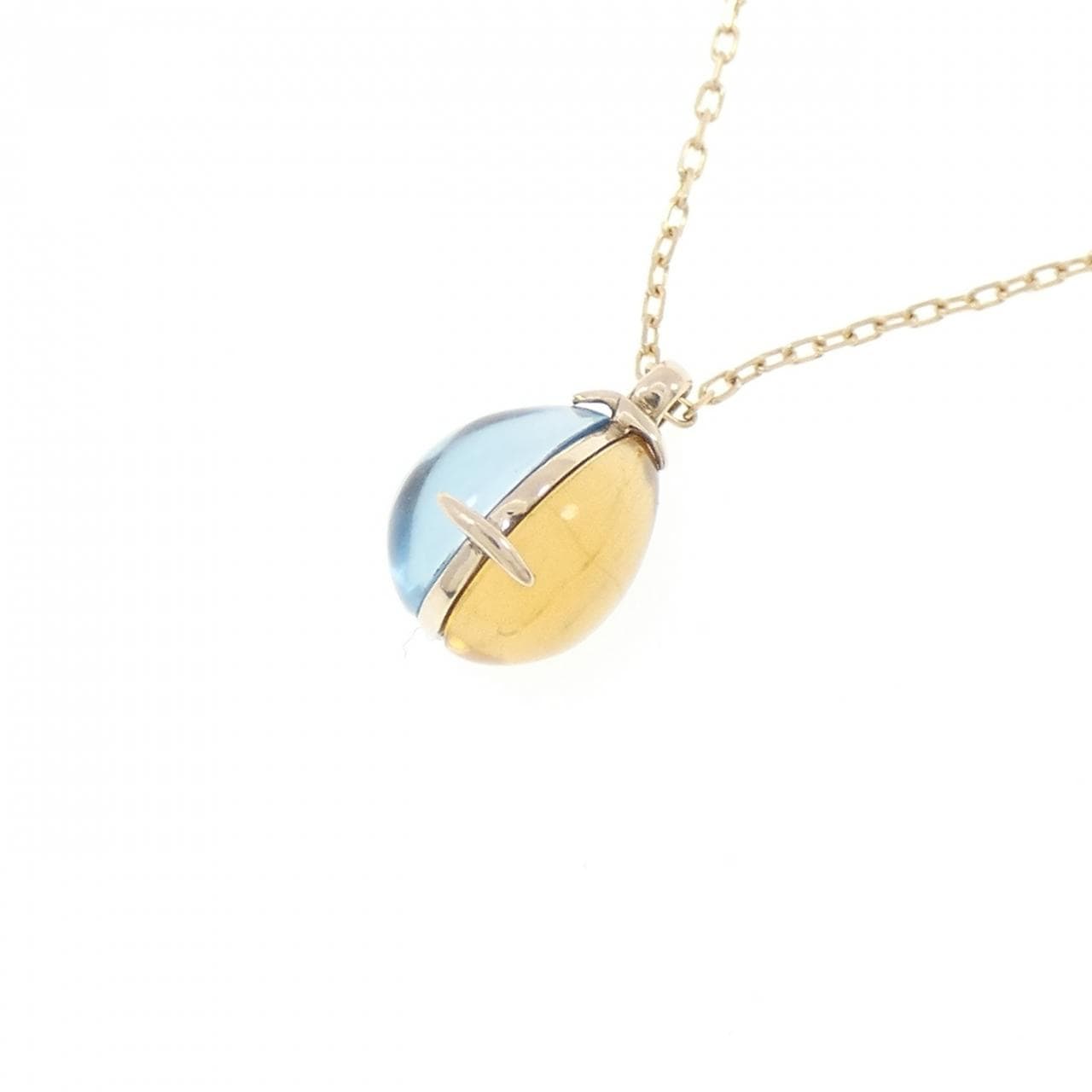 K10YG シトリン ネックレス