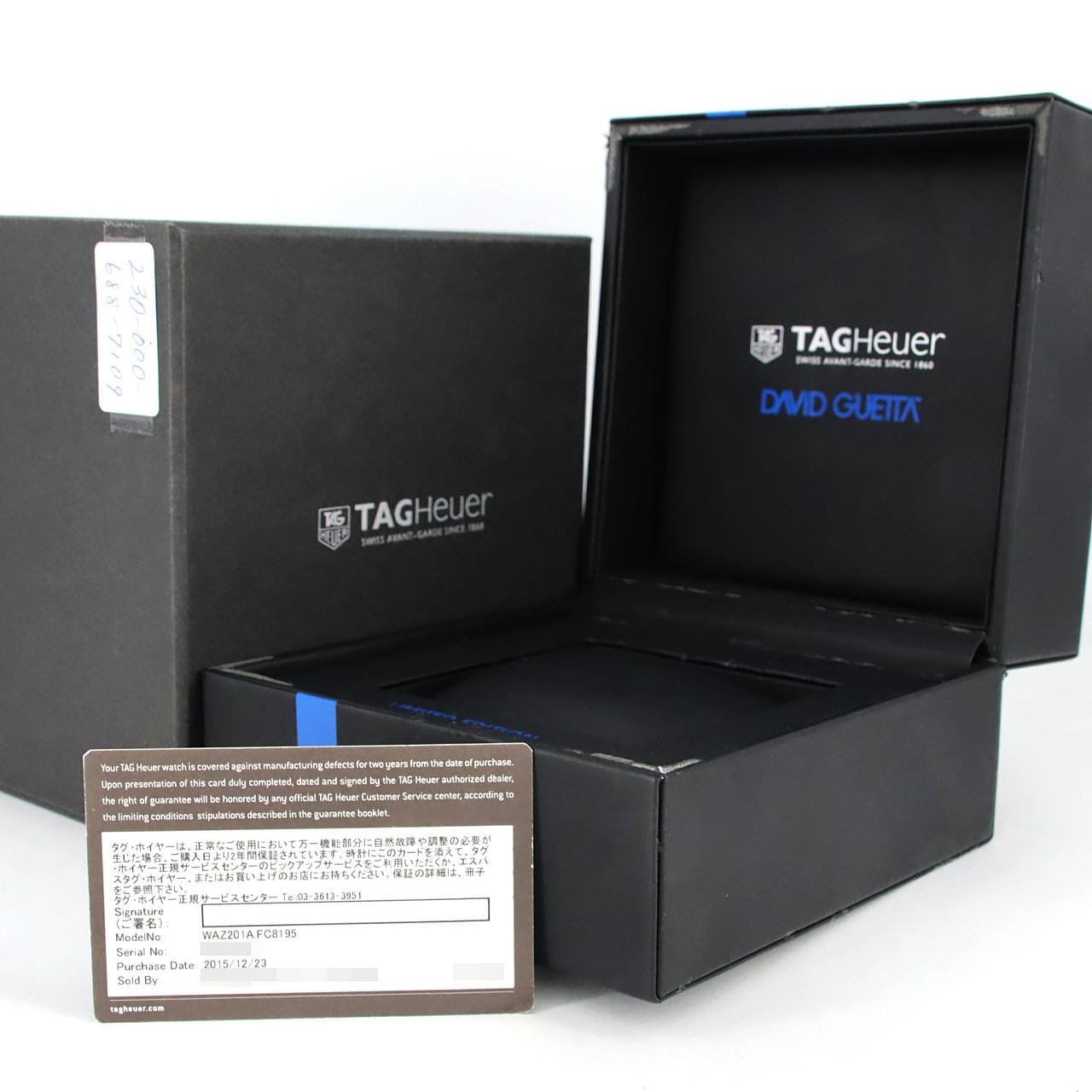 【ノーメンテナンス還元価格】タグ･ホイヤー フォーミュラ1GMT･デヴィッドゲッタ LIMITED WAZ201A.FC8195 SS 自動巻
