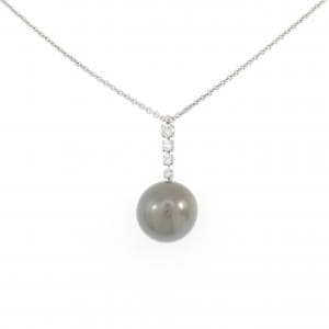 PT850 黒蝶パール ネックレス 14.6mm