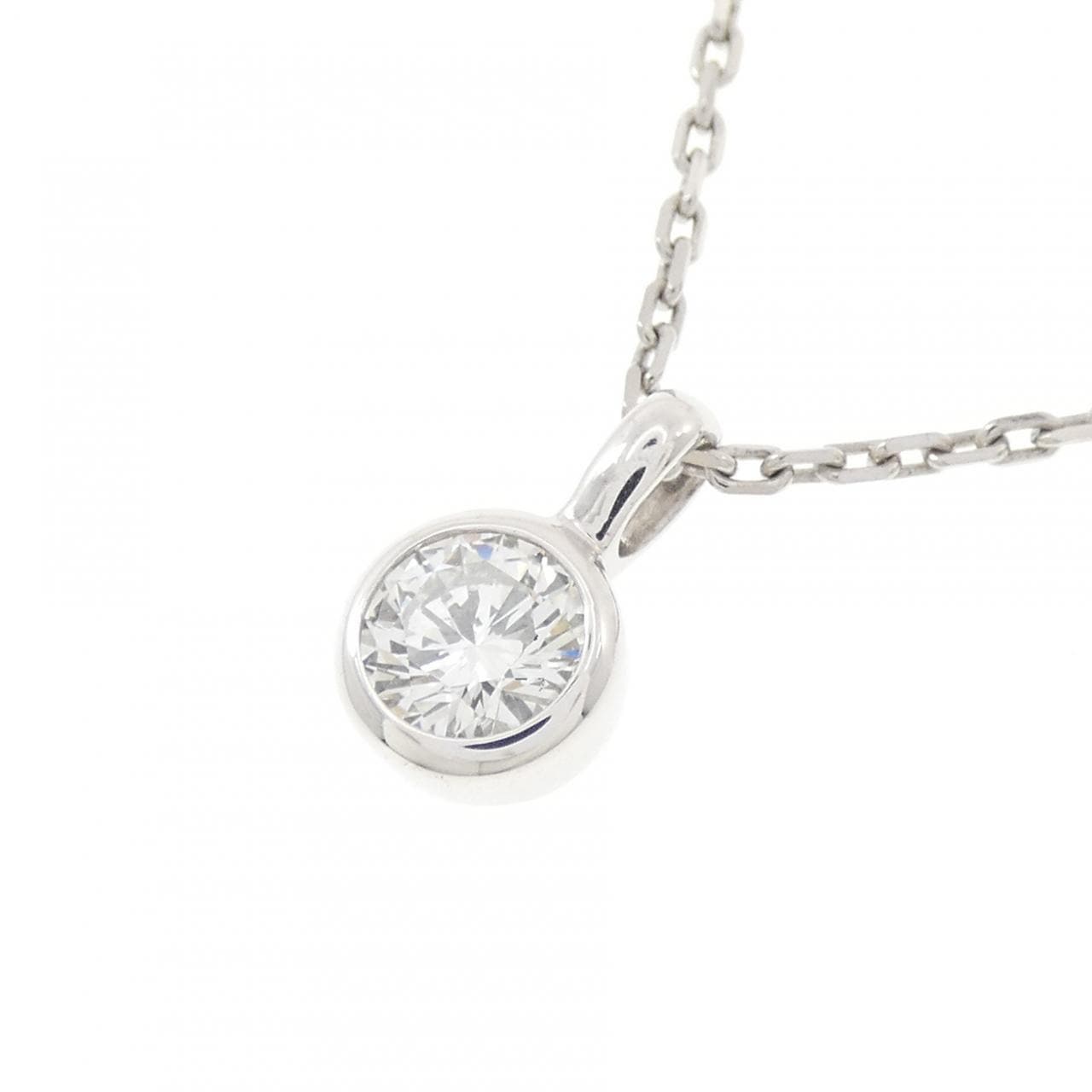 PT900/PM850 ソリティア ダイヤモンド ネックレス 0.438CT