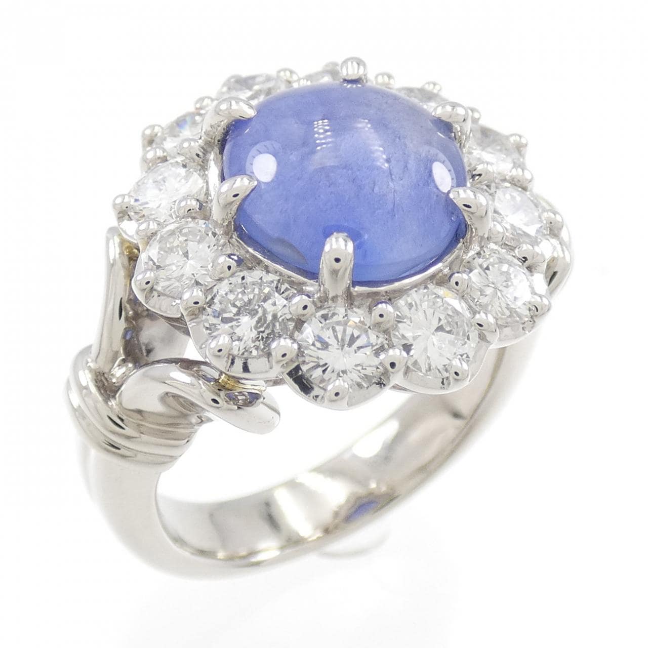 PT900 スターサファイヤ リング 5.059CT