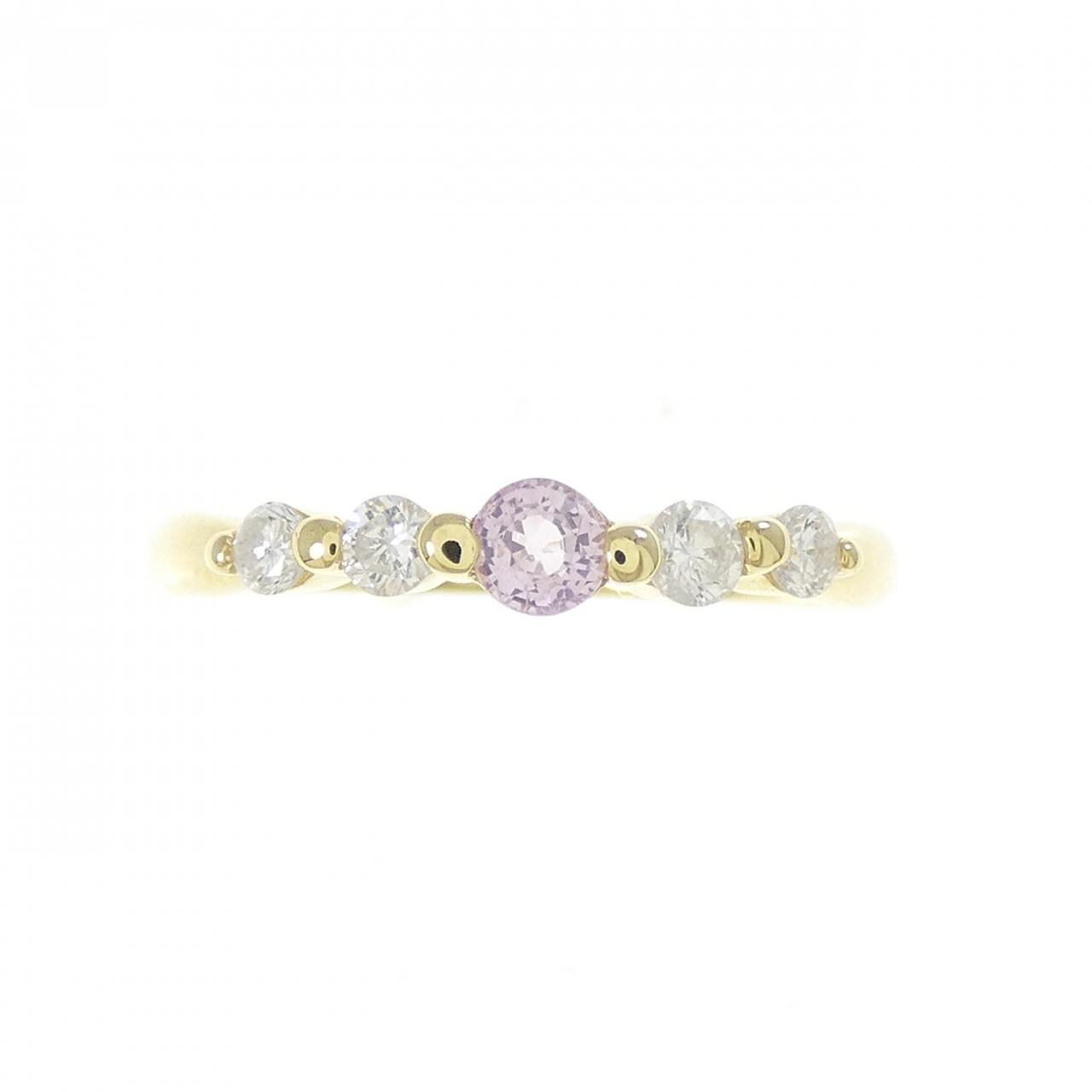 K18YG サファイヤ リング