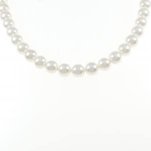Silver clasp Akoya pearl necklace 8.0mm