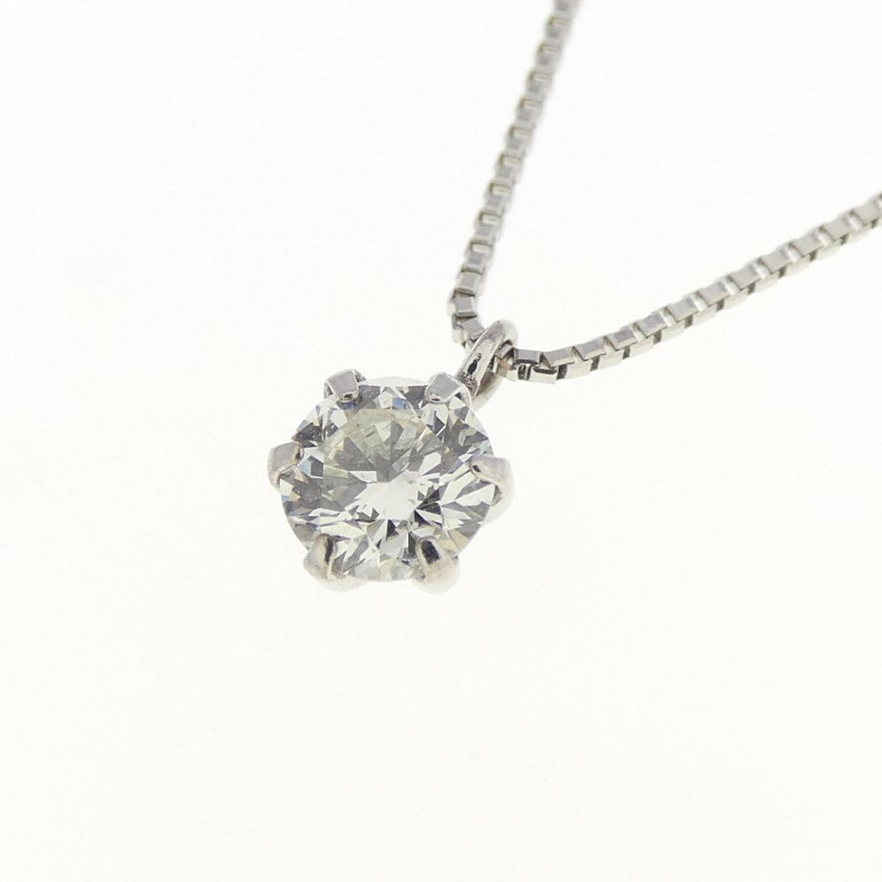 PT Solitaire Diamond Necklace 0.202CT