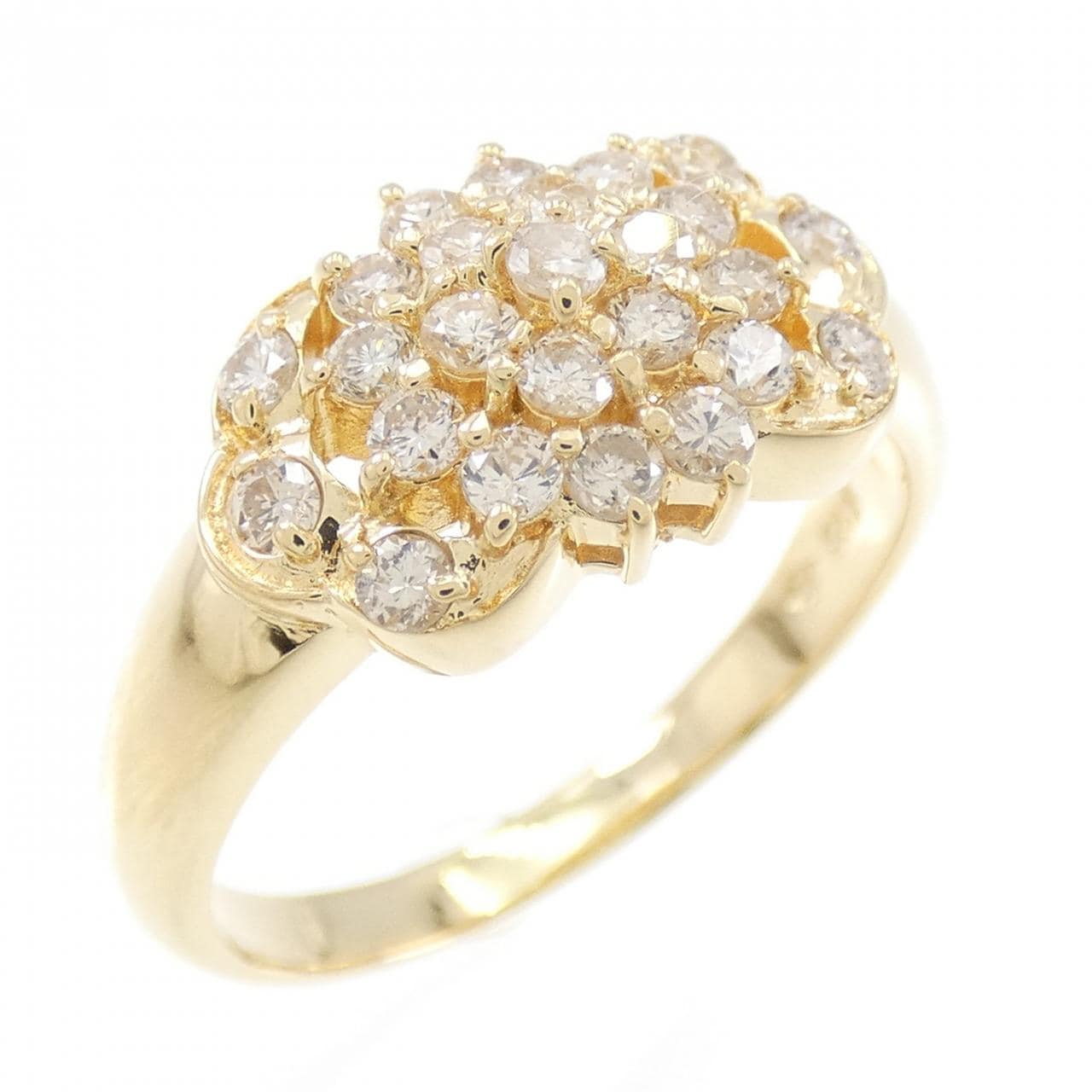 K18YG ダイヤモンド リング 0.57CT