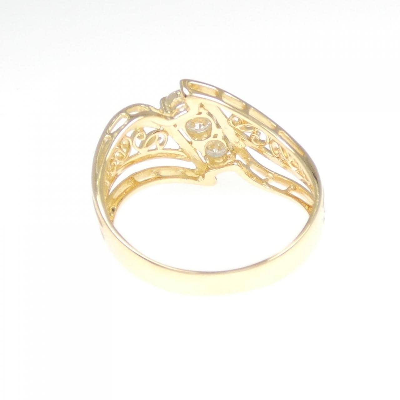 K18YG ダイヤモンド リング 0.30CT