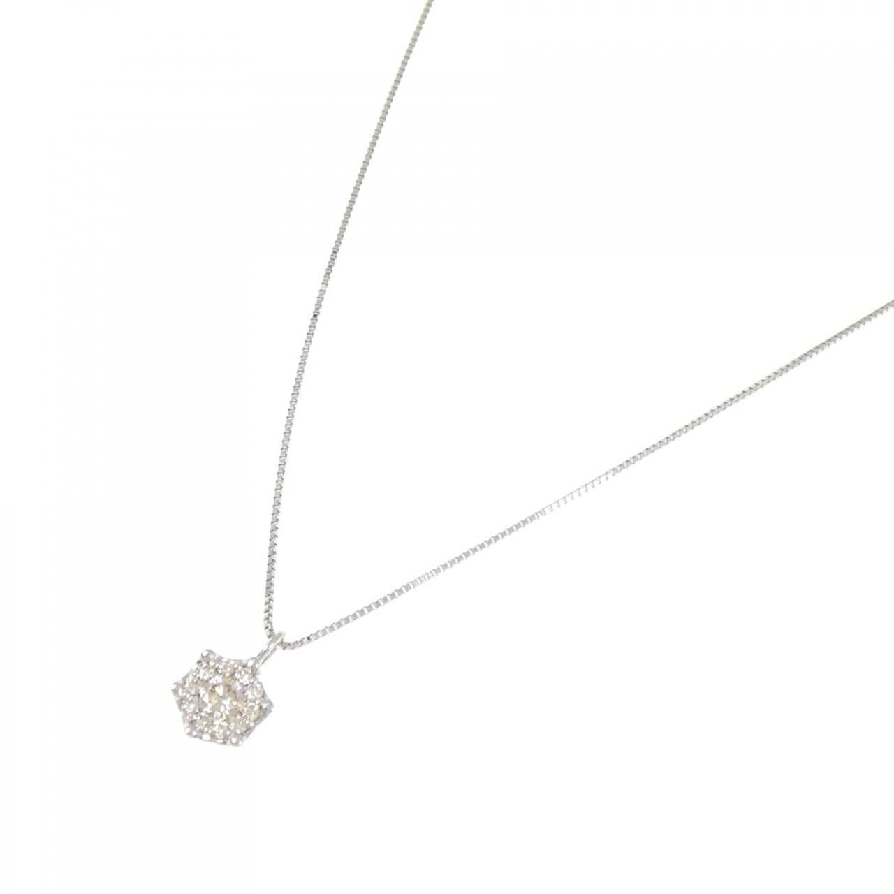 PT900/PT850 ダイヤモンド ネックレス 0.31CT